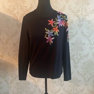 Rainbow Canada embroidered sweater